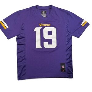 Minnesota Vikings Adam Thielen Jersey Youth Large 14-16 Purple NFL Football Boys